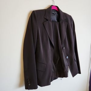 Chocolate brown Anne Klein pant suit